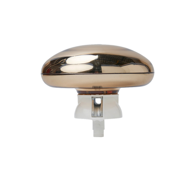 Polyester vlaggenmast goudkleurige platte knop