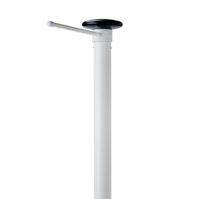 Aluminium baniermast - Wit