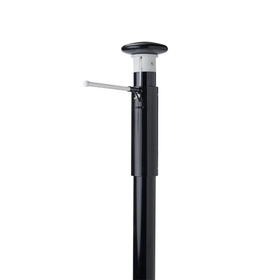 Zwarte PRO hijsbare baniermast met SecureLine
