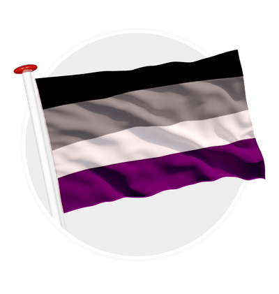 vlag A-Seksueel pride