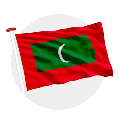 vlag Malediven