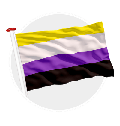 Non-Binary Pride vlag