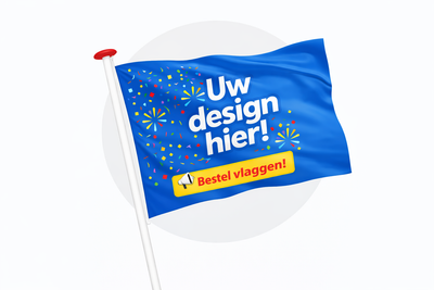 Bedrukte vlaggen met eigen ontwerp