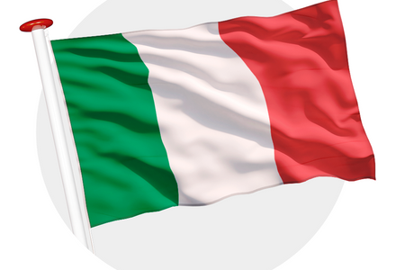 Vlag van Italië bij advies over betekenis en geschiedenis