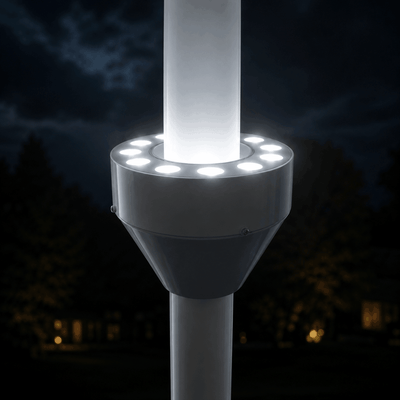Poleled vlaggenmast verlichting