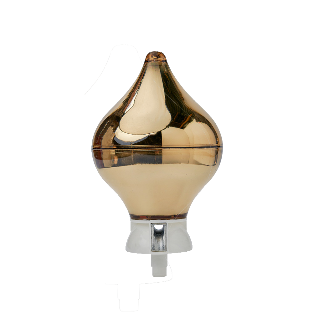 Polyester vlaggenmast goudkleurige peer knop 

