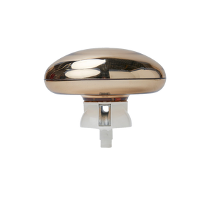 Polyester vlaggenmast goudkleurige platte knop