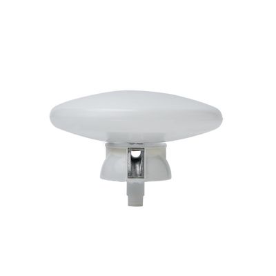 Vlaggenmastknop wit – Plat
