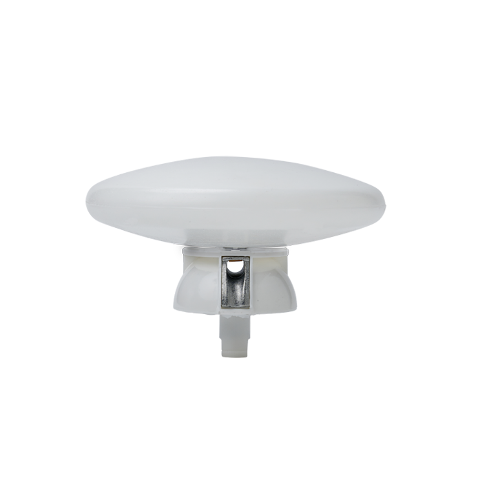 Vlaggenmastknop wit – Plat
