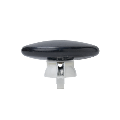 Vlaggenmastknop plat – zwart