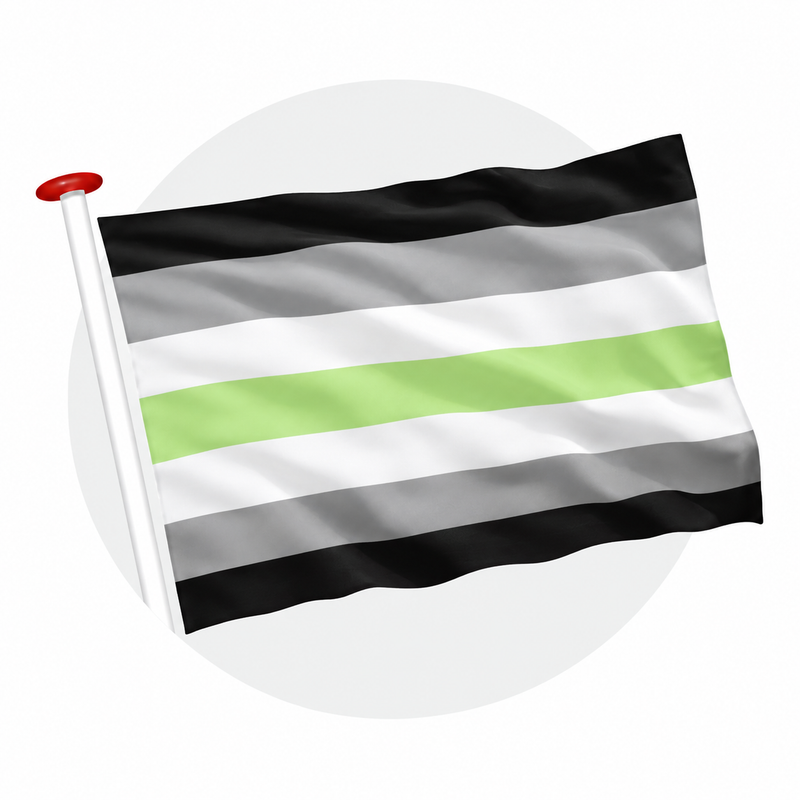 Agender Pride vlag