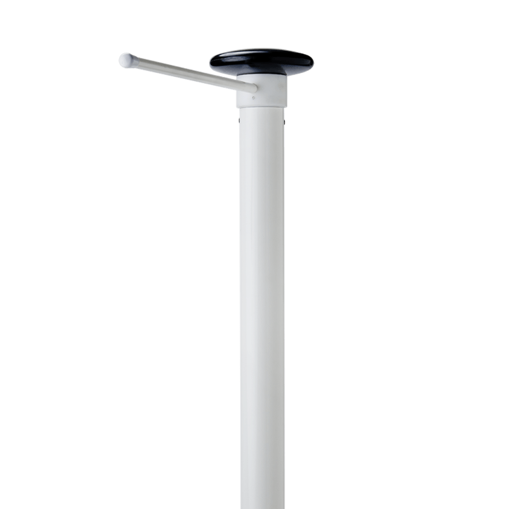 Aluminium baniermast - Wit