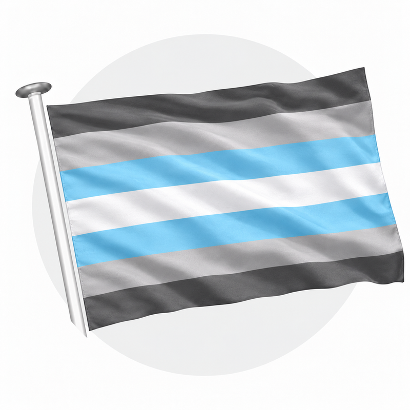 Demiboy Pride vlag