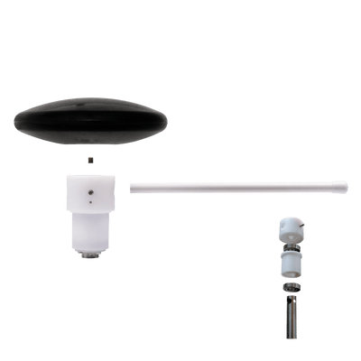 Banieruithouder met draaitop voor vlaggenmast