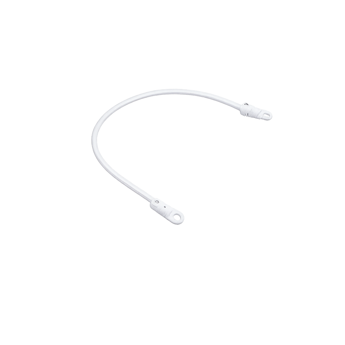 Witte elastische mastbandjes voor vlaggenmast Ø60 tot 120 mm