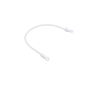 Witte elastische mastbandjes voor vlaggenmast Ø60 tot 120 mm