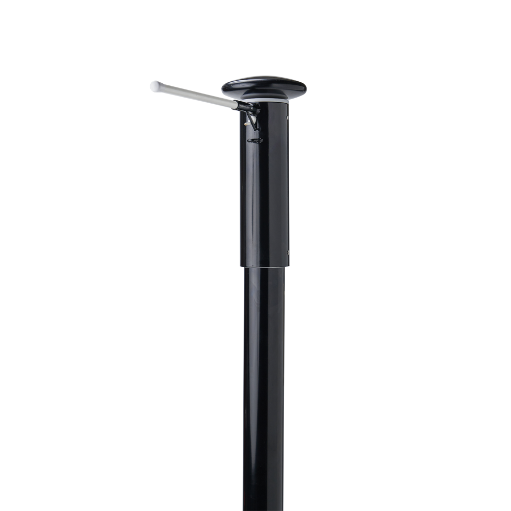 PRO hijsbare baniermast 6 meter - Zwart RAL 9005 | SecureLine