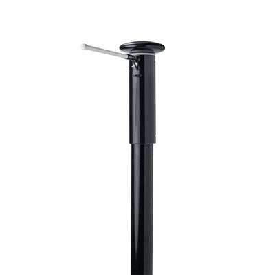 PRO hijsbare baniermast 6 meter - Zwart RAL 9005 | SecureLine