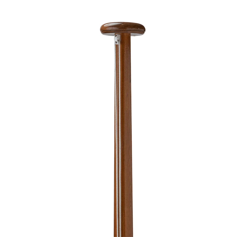 Houten vlaggenmast 7 meter blank gelakt