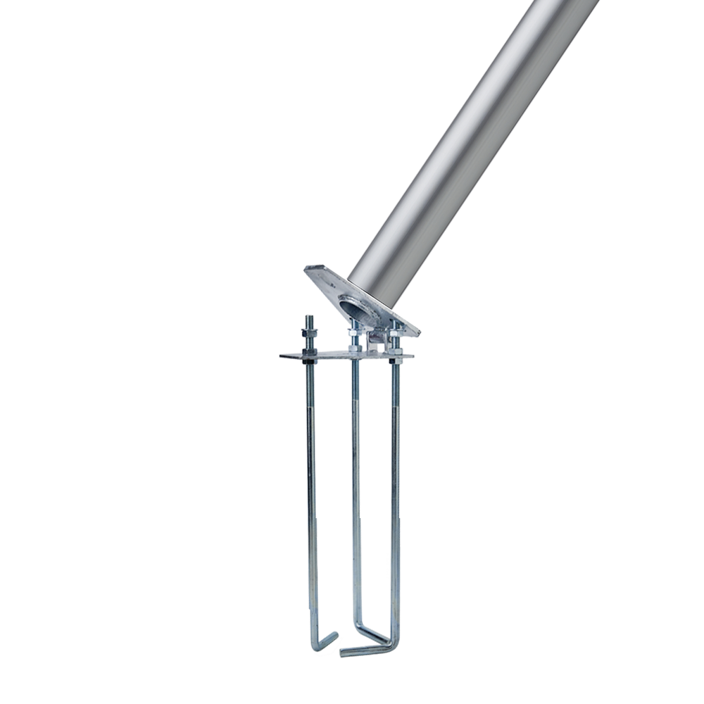 Aluminium baniermast 4 meter