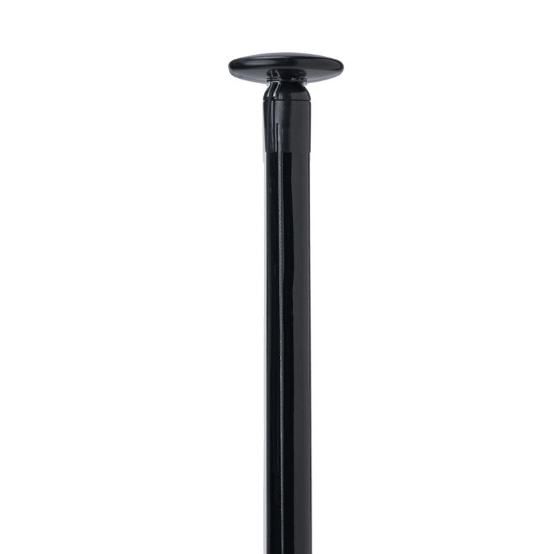 Polyester vlaggenmast 8 meter - Zwart