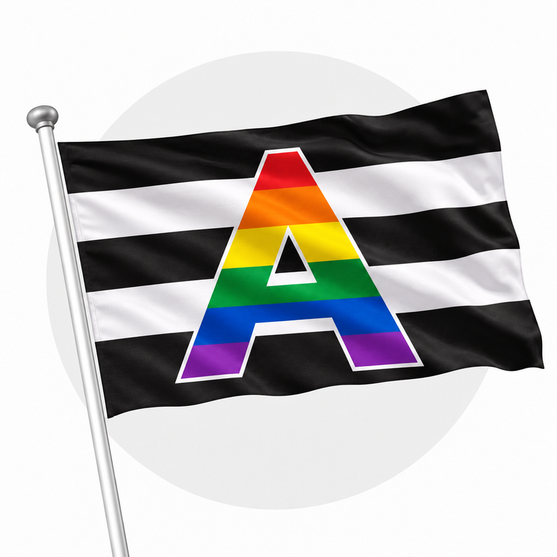 Straight Ally Pride vlag