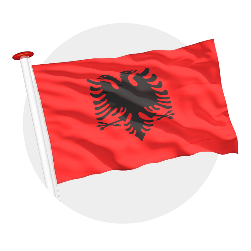 Vlag Albanië