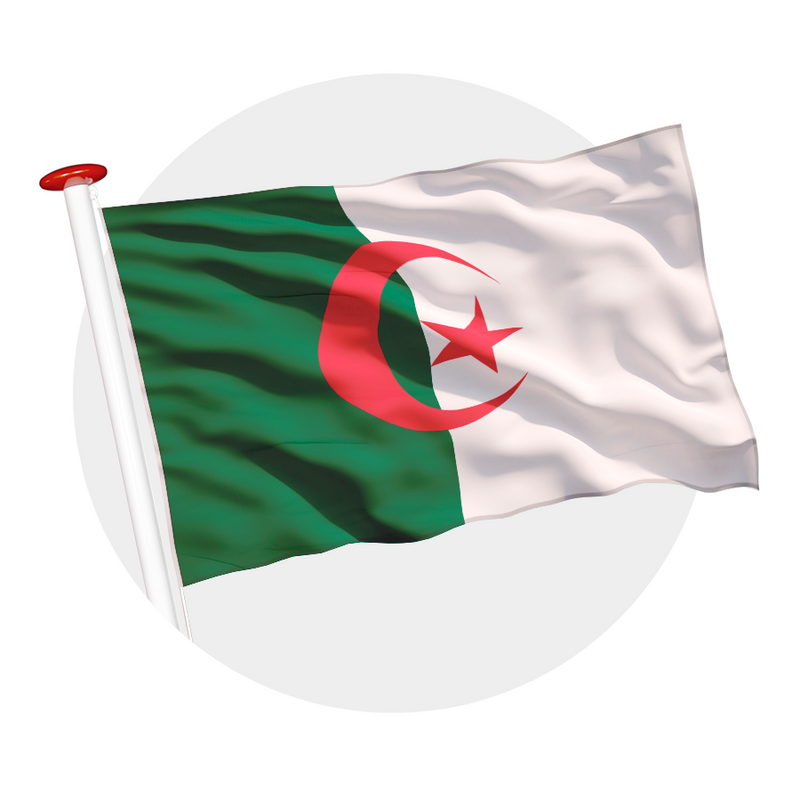 Vlag Algerije