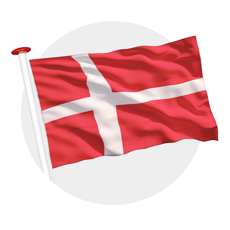 Vlag Denemarken