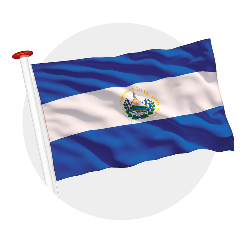 Vlag El Salvador