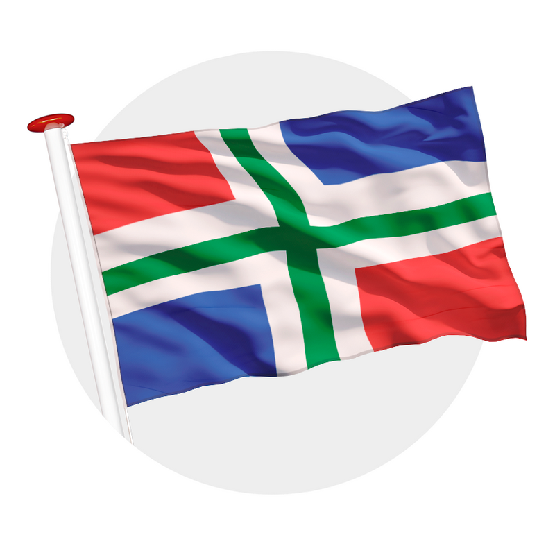 Vlag Groningen – Groningse provincievlag