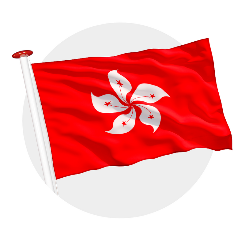 Vlag Hongkong