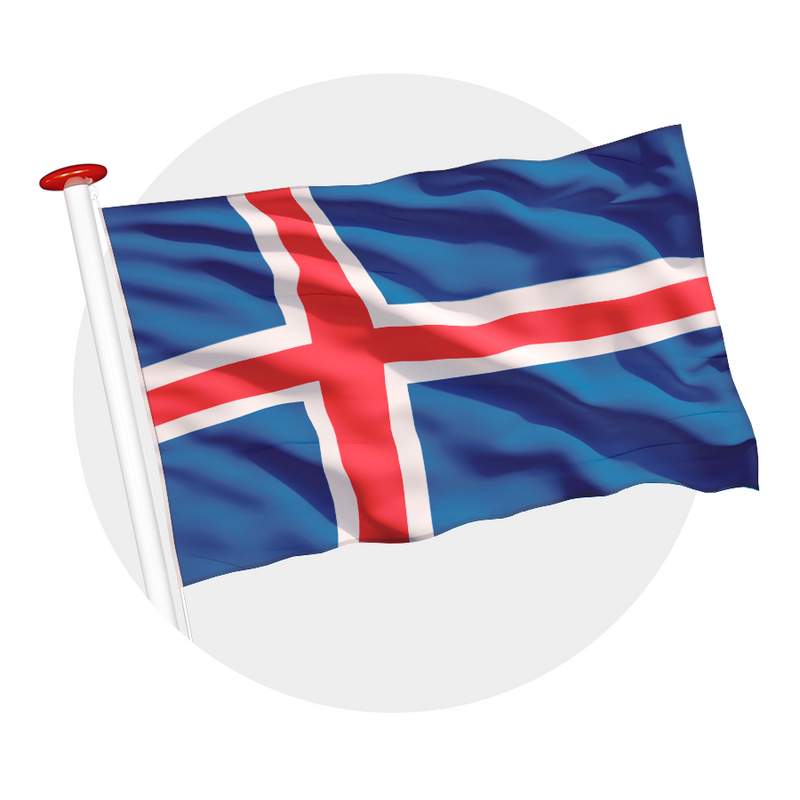 Vlag IJsland