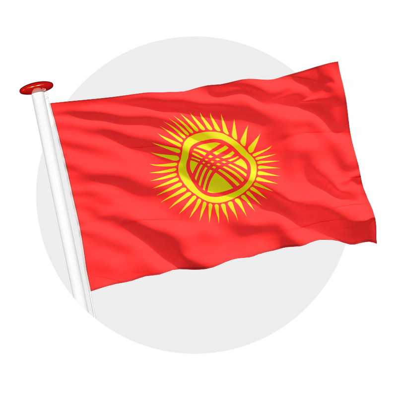 Vlag Kirgizië