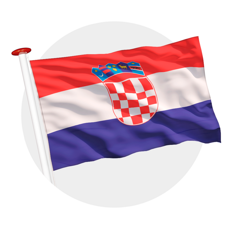 Vlag Kroatië