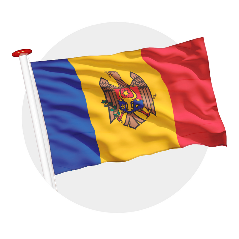 Vlag Moldavië