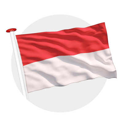vlag Monaco