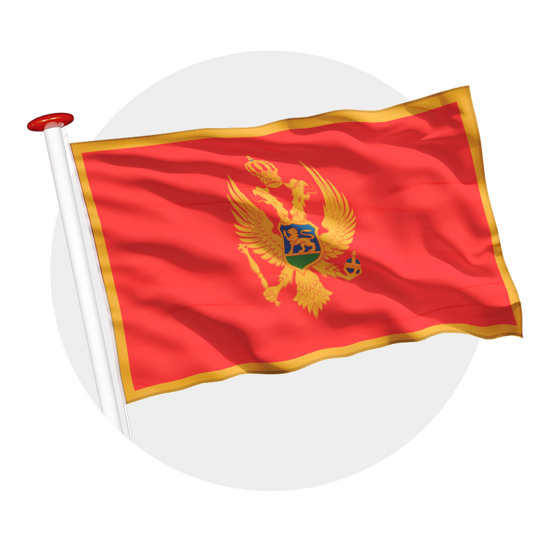 Vlag Montenegro