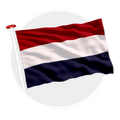 Nederlandse vlag donkerblauw – oud-Hollandse variant