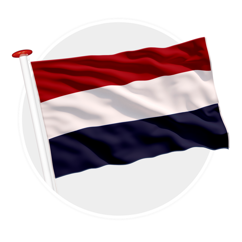 Nederlandse vlag donkerblauw – oud-Hollandse variant