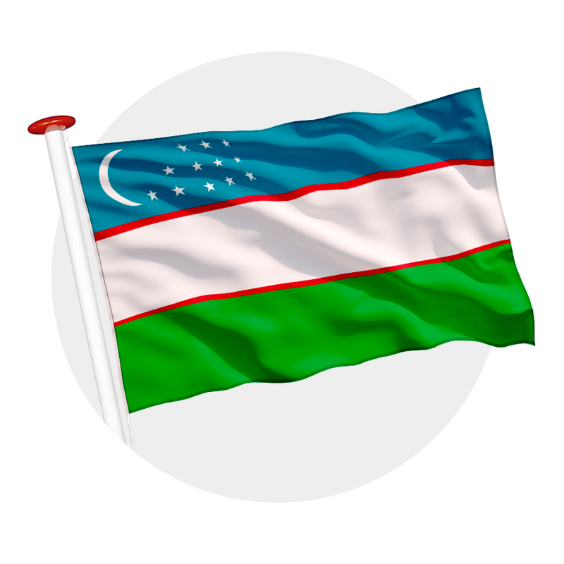 Vlag Oezbekistan