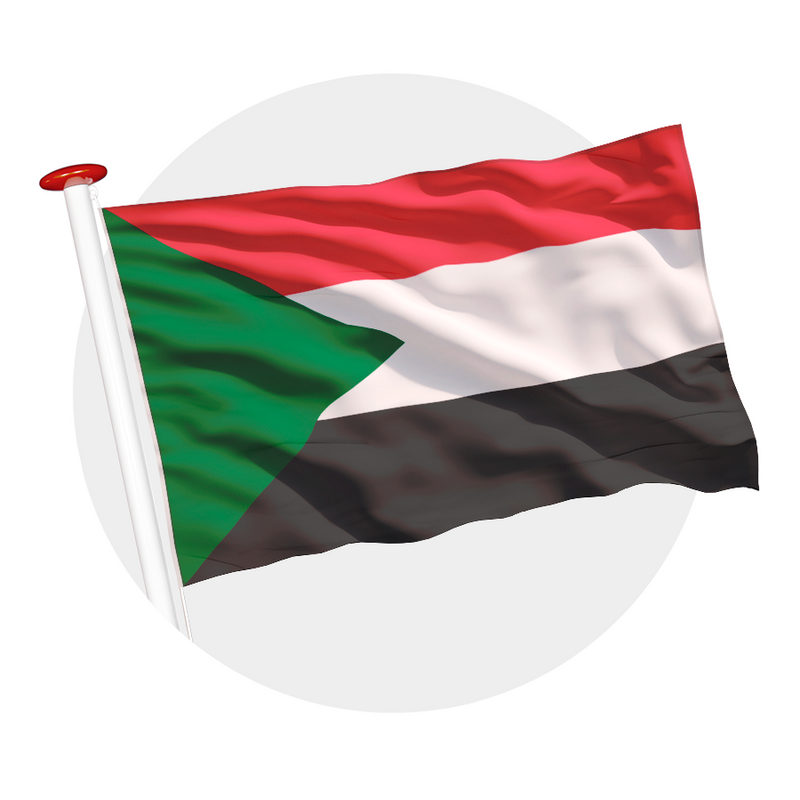 Vlag Soedan