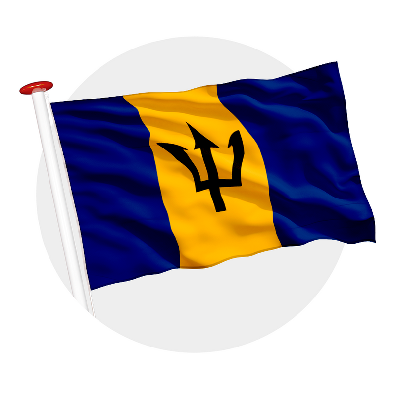 vlag Barbados