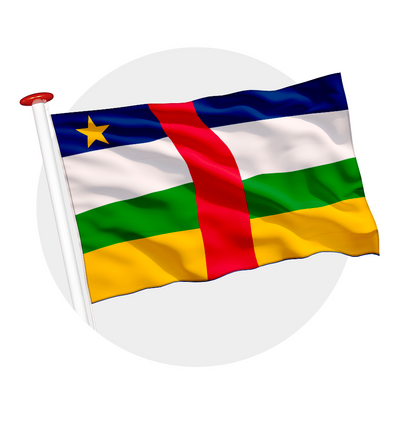 vlag Centraal Afrikaanse Republiek