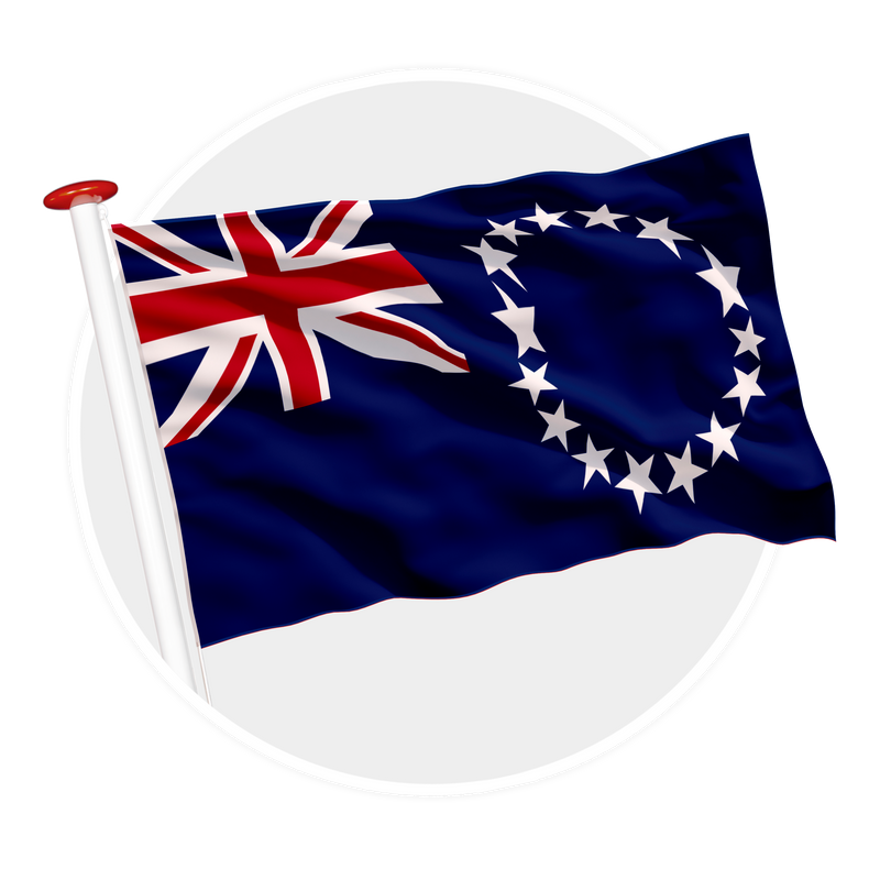 vlag Cookeilanden