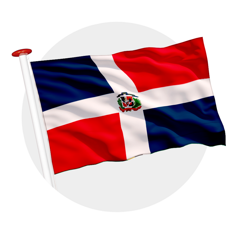 Vlag Dominicaanse-Republiek