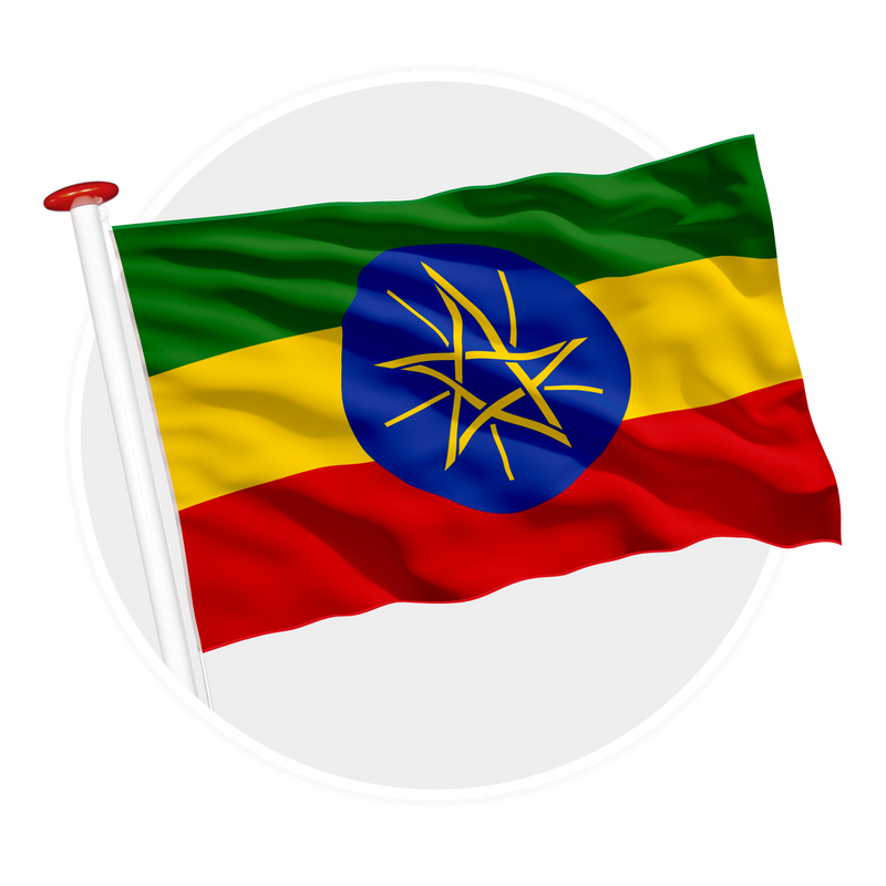vlag Ethiopië