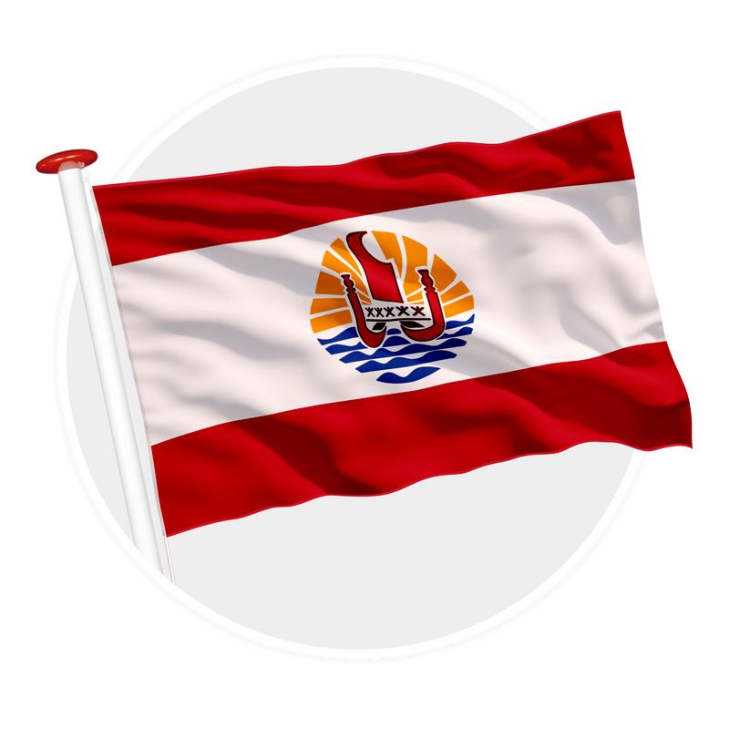 vlag Frans-Polynesië