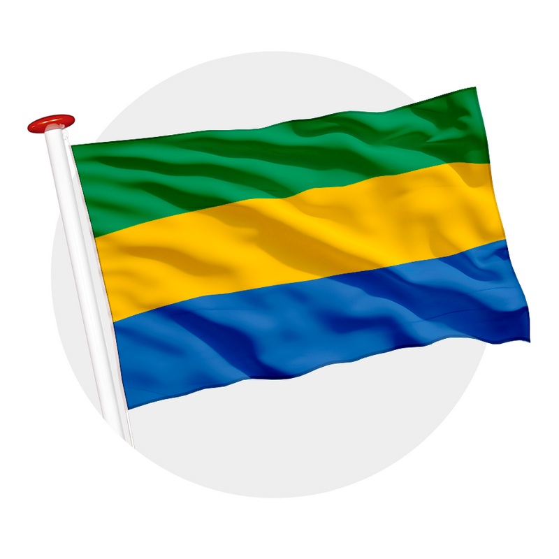Vlag Gabon