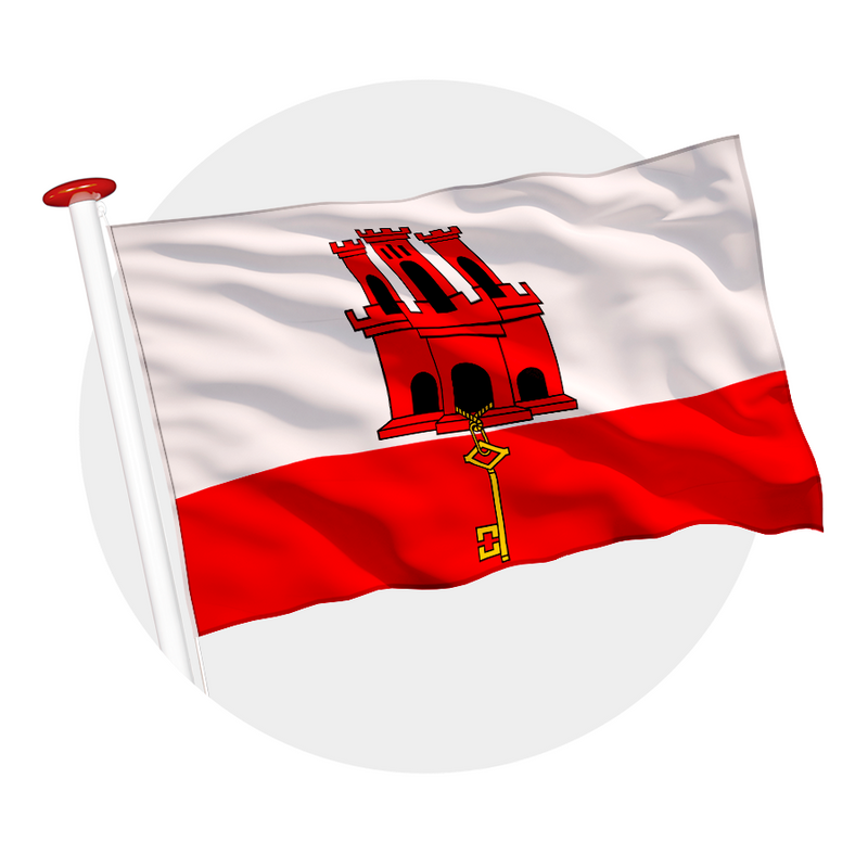 Vlag Gibraltar